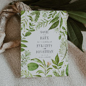 wilde weide | Botanische bruiloft Save the Date Ka