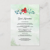 Wilde weide | Summer Forest Trouwgegevens Kaarten (Voorkant)