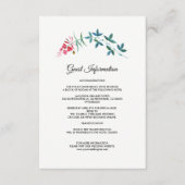 Wilde weide | Summer Forest Trouwgegevens Kaarten (Voorkant)