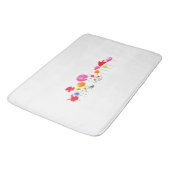 wilde weidebloemen badmat (Gekanteld)