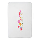 wilde weidebloemen badmat (Voorkant Verticaal)