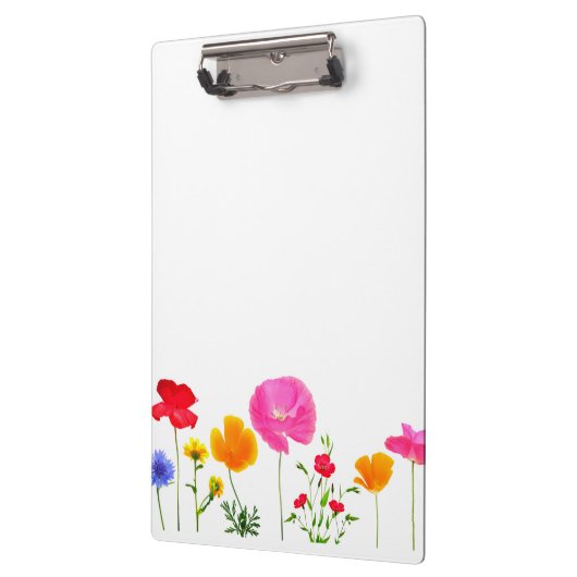 wilde weidebloemen klembord (Links)