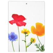 wilde weidebloemen klembord (Achterkant)