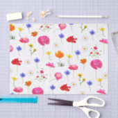 wilde weidebloemen tissuepapier (Craft)