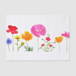 wilde weidebloemen tissuepapier