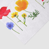 wilde weidebloemen tissuepapier (Detail)