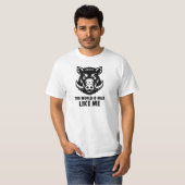 „Wilde wereld, wilde ik” T-shirt (Voorkant volledig)