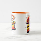 wilde wervelwind tweekleurige koffiemok (Center)