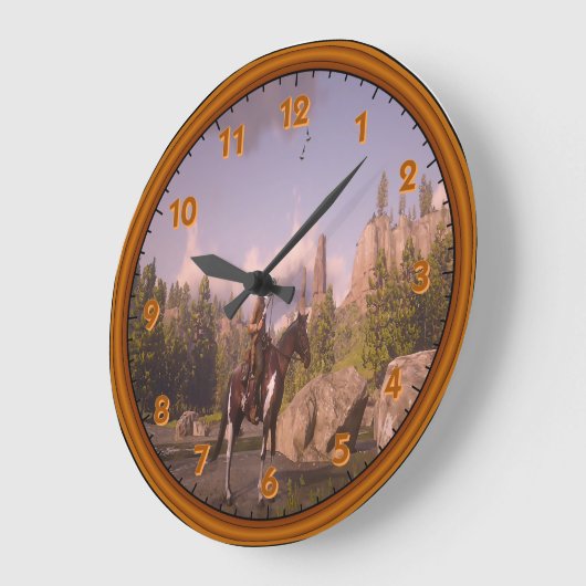 Wilde West AcrylWall klok (Hoek)