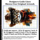 Wilde West Cowboy Kat, Hoed & Sjaal DB3 Decoupage Tissuepapier