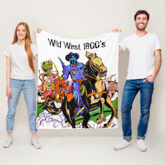 Wilde Westen 1800 Fleece Deken
