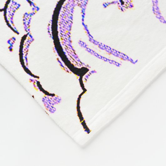 Wilde Westen 1800 Fleece Deken (Hoek)