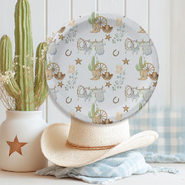 Wilde Westen Baby Cowboy Papieren Bordje
