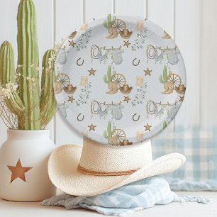 Wilde Westen Baby Cowboy Papieren Bordje