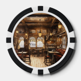 Wilde Westen Bar Saloon Poker Chips