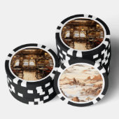 Wilde Westen Bar Saloon Poker Chips (Opstapeling)