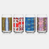 Wilde Westen Bierglazen Set Blikvorm Glas (Rechts)