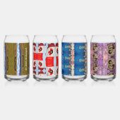 Wilde Westen Bierglazen Set Blikvorm Glas (Links)