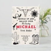 Wilde Westen Cowboy Land Kaart (Staand voorkant)