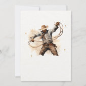 Wilde Westen Cowboy Land Kaart (Achterkant)
