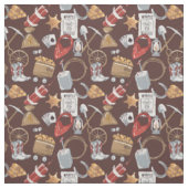 Wilde Westen goudmijnbouw Stof (Swatch)