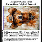 Wilde Westen Hond, Golden Retriever DD2 Decoupage Tissuepapier