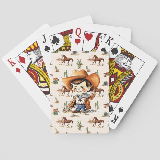 Wilde Westen Pokerkaarten (Achterkant)