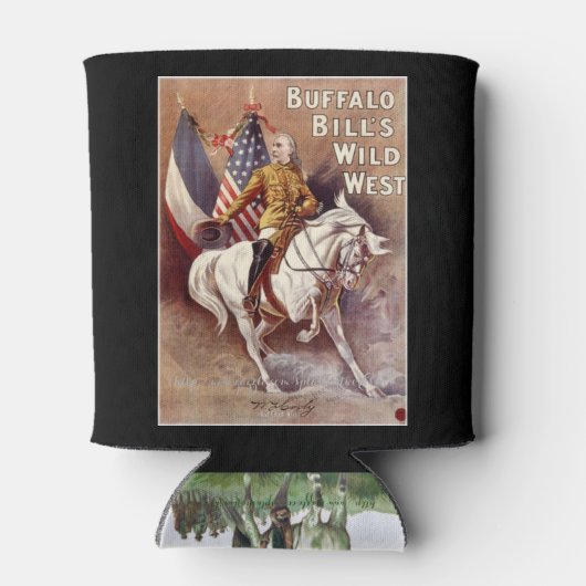 " Wilde Westen Poster" Blikjeskoeler (Achterkant)