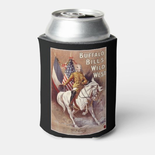 " Wilde Westen Poster" Blikjeskoeler (Blikje Achterkant)