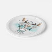 Wilde Westen | Rustieke schedel & pijlen | Het is  Papieren Bordje (Gekanteld)