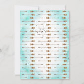 Wilde Westen | Rustieke Schedel & Pijlen Jongens B Kaart (Achterkant)