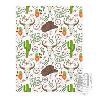Wilde Westen Scrapbook Papier