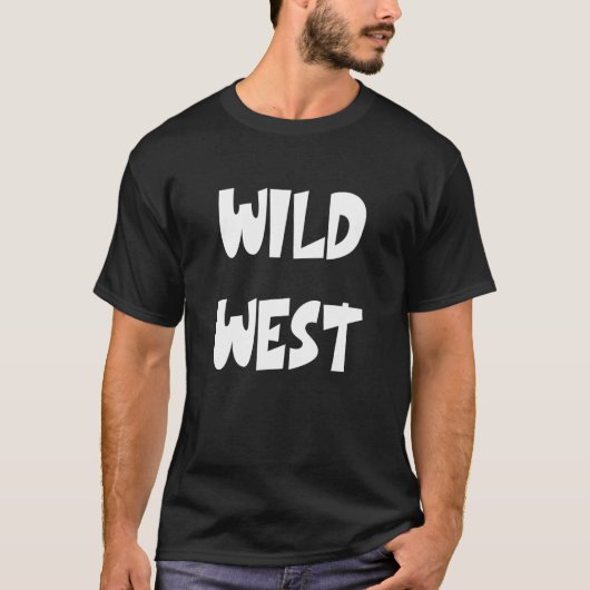 Wilde Westen T-shirt (Voorkant)
