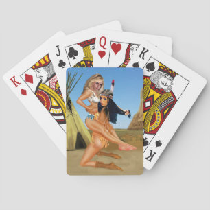 WILDE WESTEN UITDAGING POKERKAARTEN