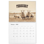 Wilde Western! Horses. Bewerkbare mannen Kalender (Feb 2026)