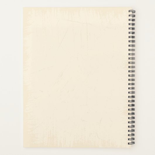 Wilde Western! Horses. Bewerkbare mannen Planner (Achterkant)