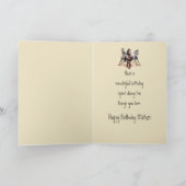 Wilde Westerne paarden Birthday Moeder Dier Kaart (Binnen)