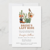 Wilde Westerne Vrijgezellenfeest Kaart (Voorkant)