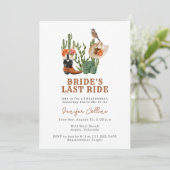 Wilde Westerse Bruiloftsshower Kaart (Staand voorkant)