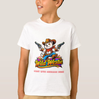 Wilde Westie Cowboy West Highland Terrier T-shirt