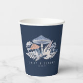 Wilde & Whimsical Motief Bruiloft ID1110 Papieren Bekers (Achterkant)