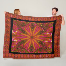 Wilde wilde bloemen 12 fleece deken