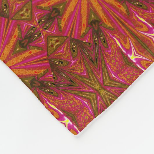 Wilde wilde bloemen 12 fleece deken (Hoek)