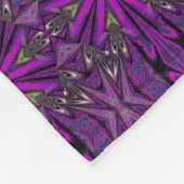 Wilde wilde bloemen 13 fleece deken (Hoek)