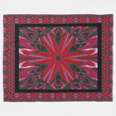 Wilde wilde bloemen 14 fleece deken (Voorkant (Horizontaal))