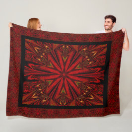 Wilde wilde bloemen 16 fleece deken