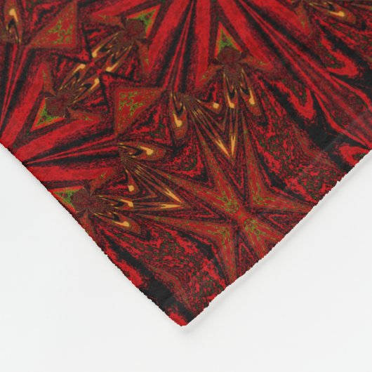 Wilde wilde bloemen 16 fleece deken (Hoek)