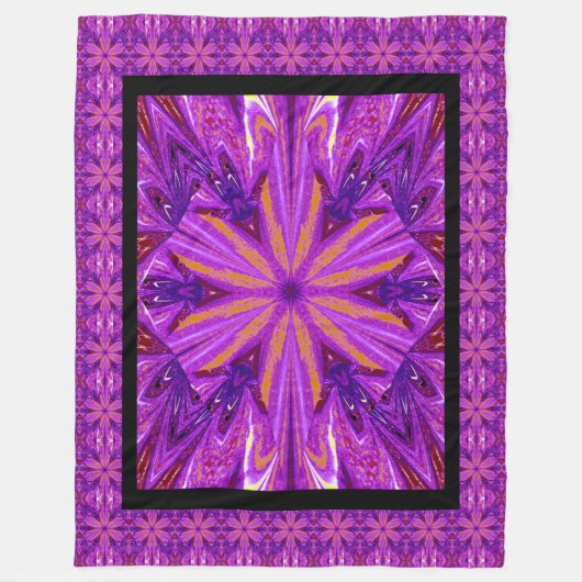 Wilde wilde bloemen 17 fleece deken (Voorkant)