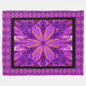 Wilde wilde bloemen 17 fleece deken (Voorkant (Horizontaal))