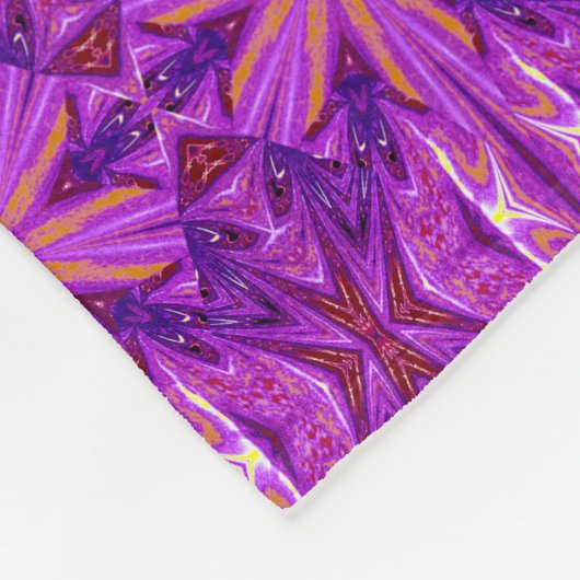 Wilde wilde bloemen 17 fleece deken (Hoek)